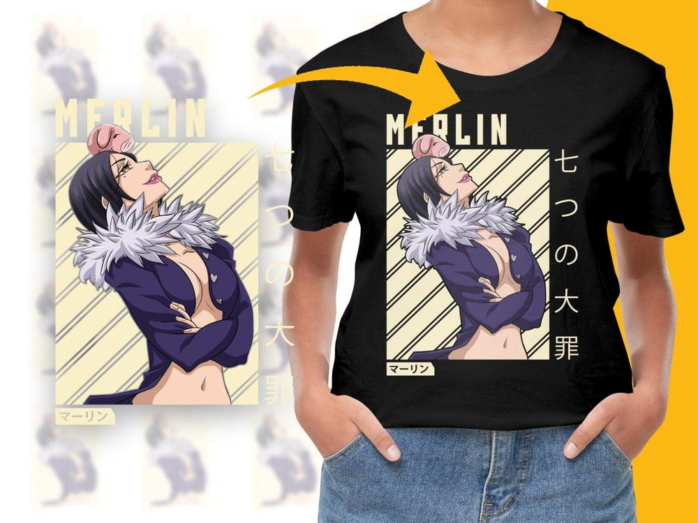 Merlin Anime Character PNG File - Teepew
