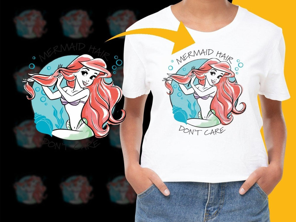 Mermaid Hair Don't Care Ariel PNG File - Teepew