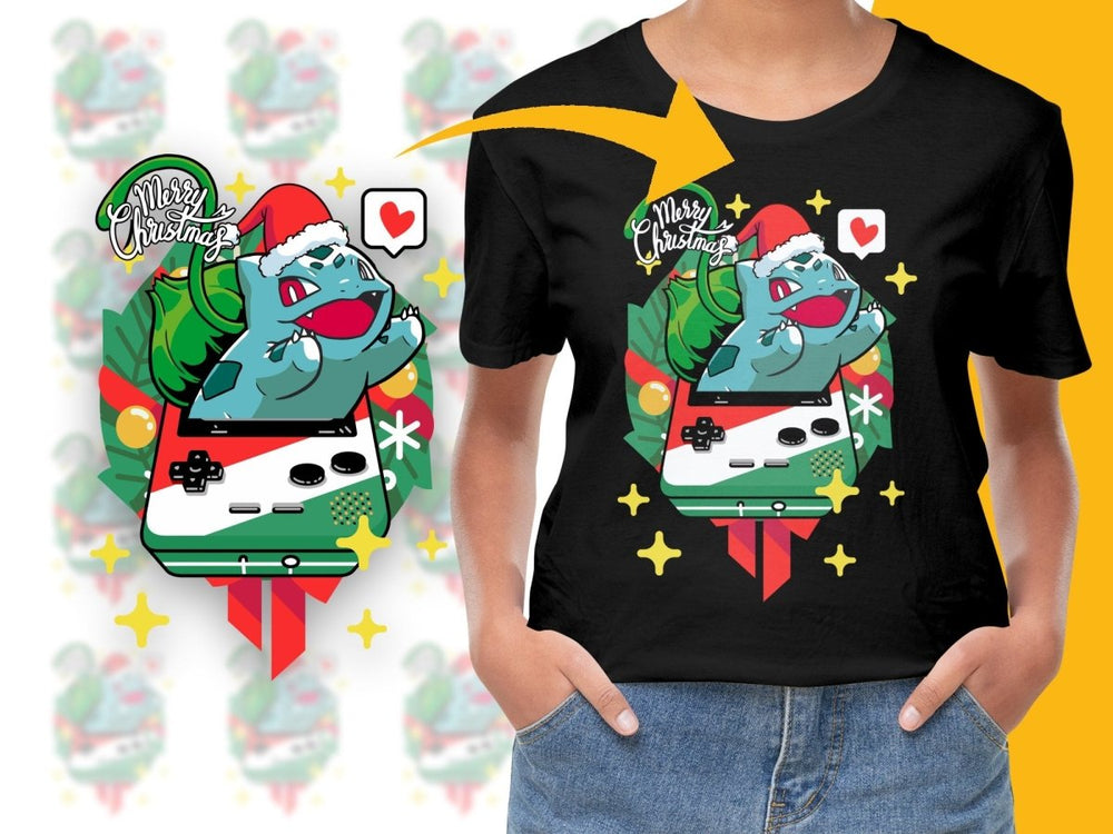 Merry Christmas Bulbasaur PNG File - Teepew