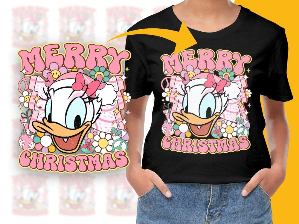 Merry Christmas Daisy Duck Graphic PNG File - Teepew