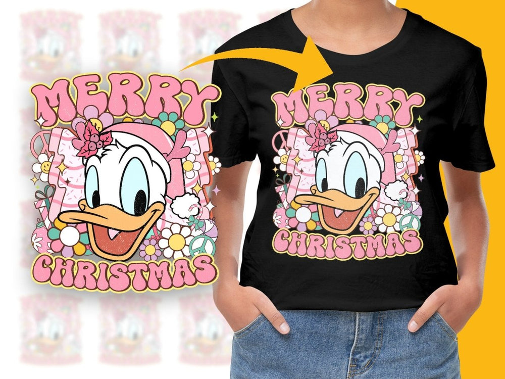 Merry Christmas Donald Duck Graphic PNG File - Teepew