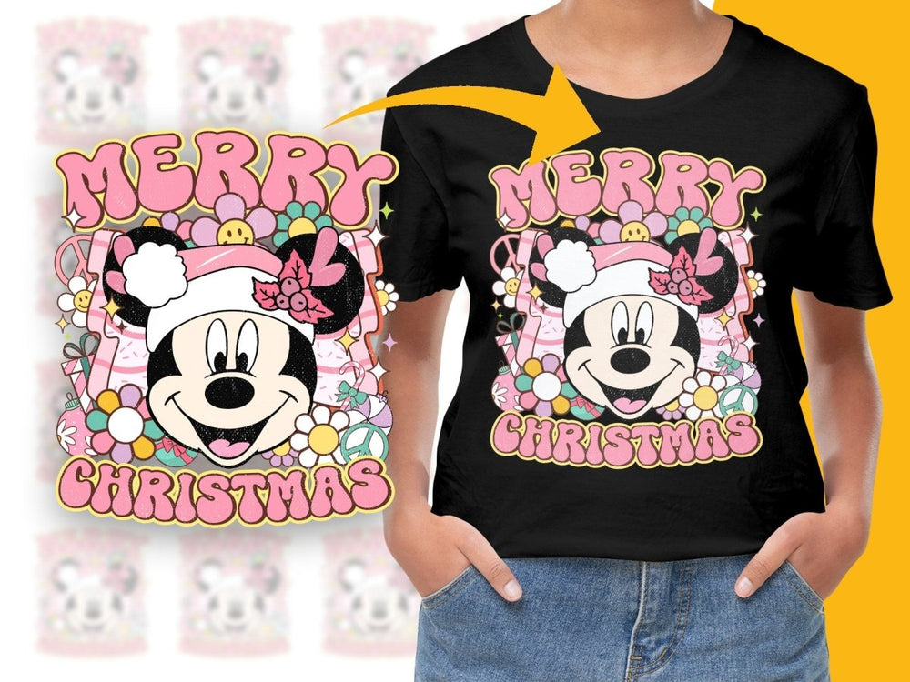 Merry Christmas Mickey Mouse PNG File - Teepew