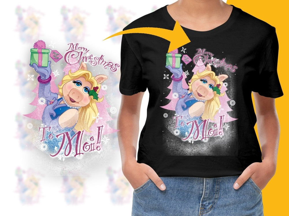Merry Christmas Miss Piggy To Moi PNG File - Teepew