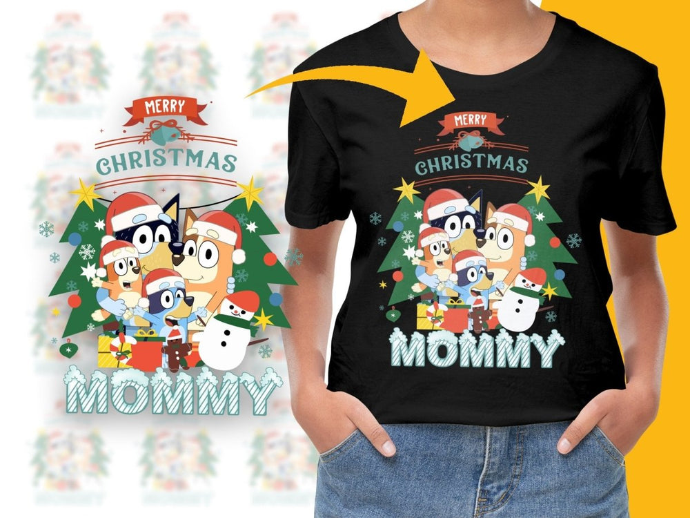 Merry Christmas Mommy Family Character PNG File - Teepew