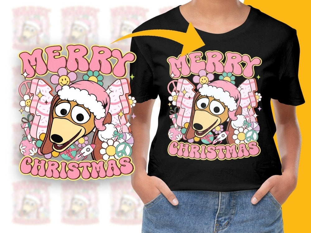 Merry Christmas Santa Hat Dachshund PNG File - Teepew