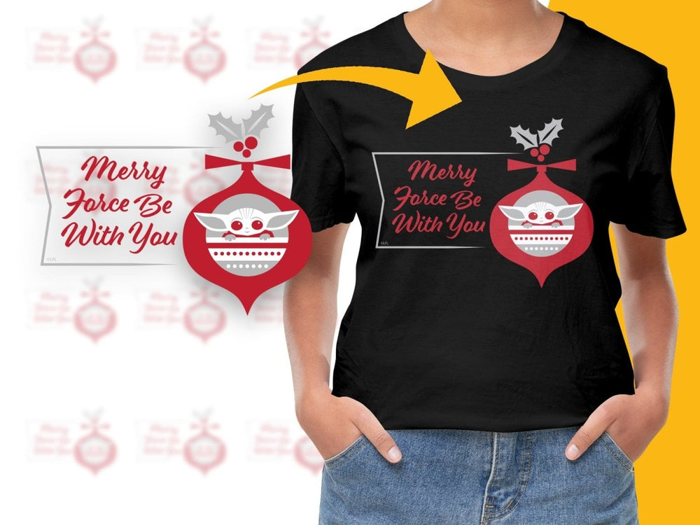 Merry Force Be With You Christmas PNG File - Teepew