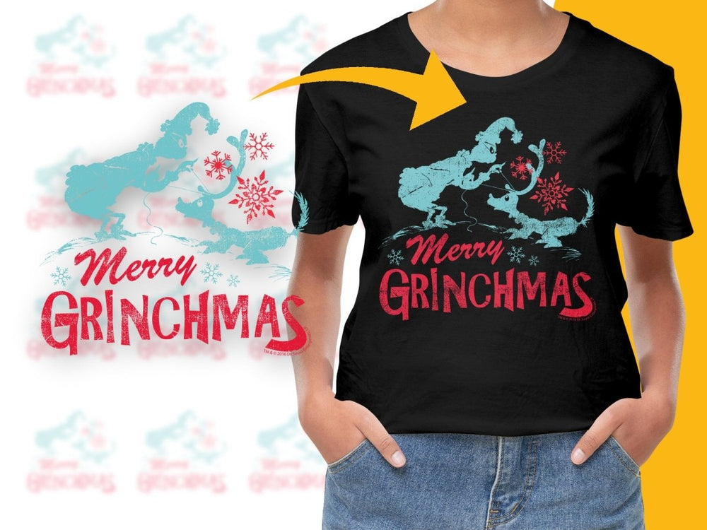 Merry Grinchmas PNG File Festive Holiday Collection Tees - Teepew