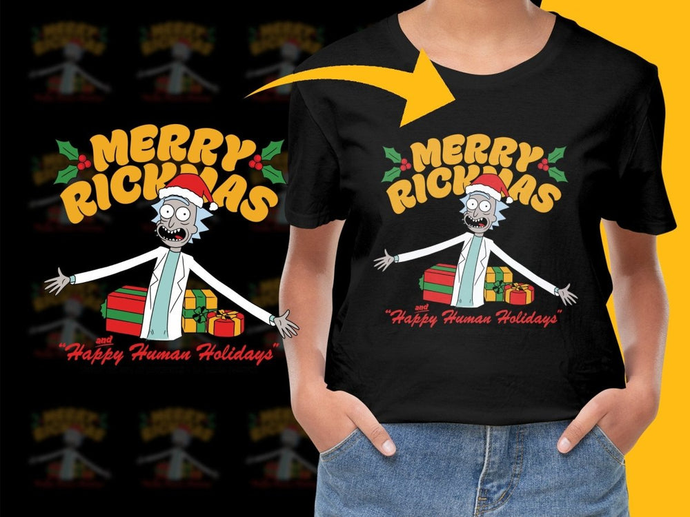 Merry Rickmas Santa Rick and Christmas Fun PNG File - Teepew