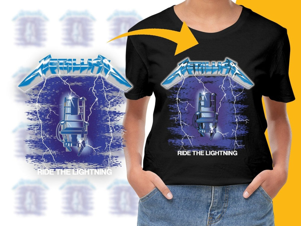 Metallica Electric Chair Graphic PNG File - Teepew
