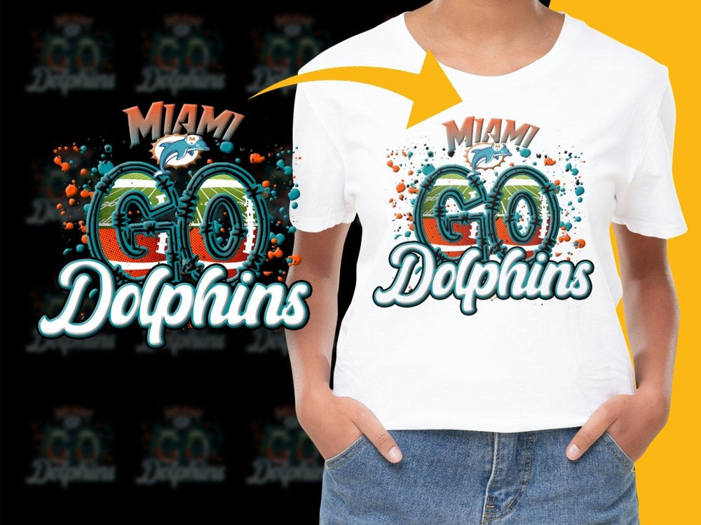 Miami Dolphins GO Dolphins PNG File - Teepew