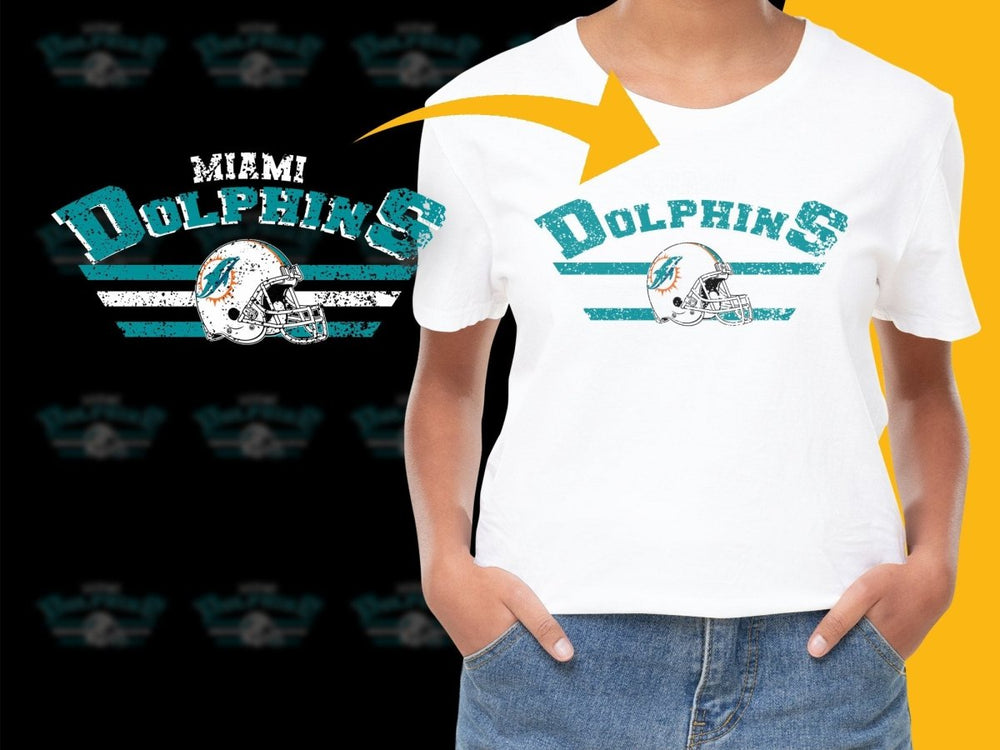 Miami Dolphins Retro Helmet Graphic PNG File - Teepew
