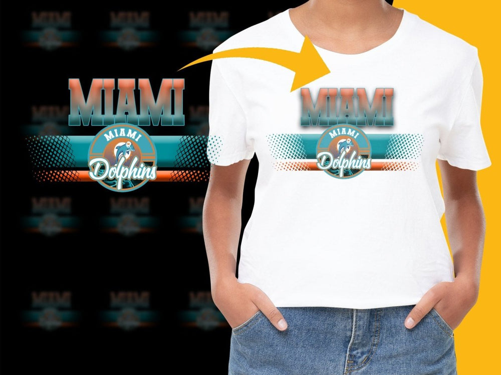 Miami Dolphins Vibrant Logo Design PNG File - Teepew