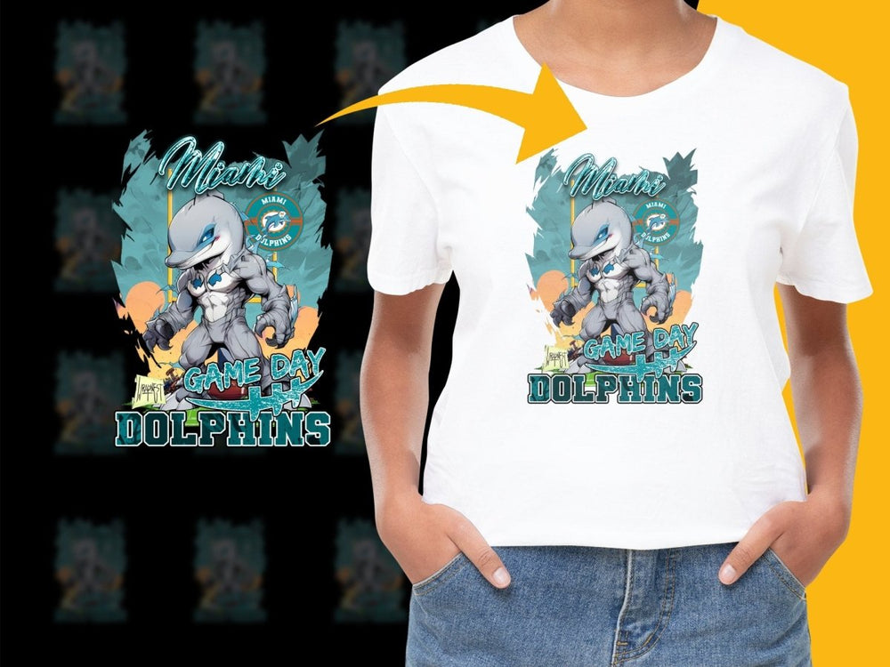 Miami Game Day Dolphins PNG File - Teepew