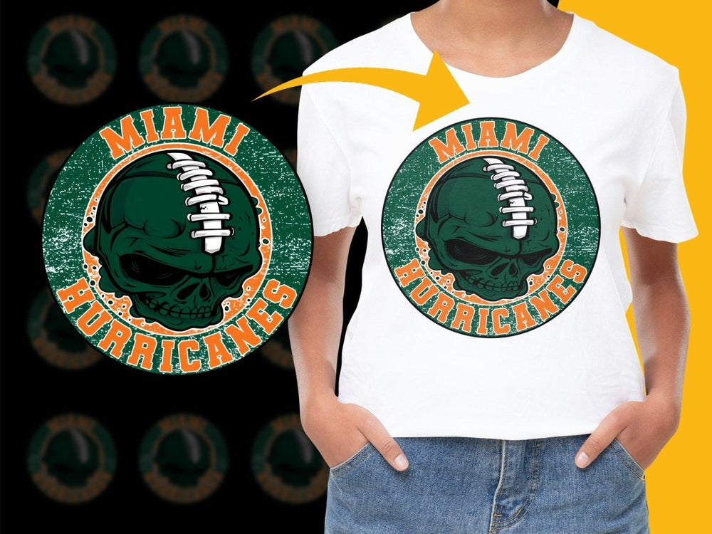 Miami Hurricanes NCAA College PNG File - Teepew