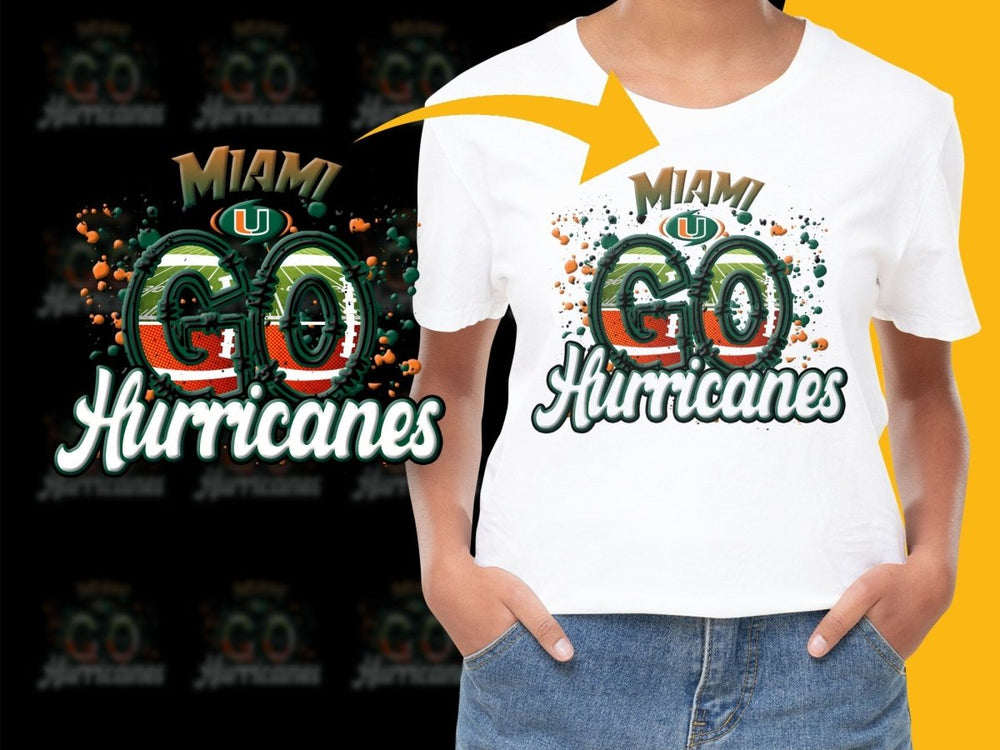 Miami Hurricanes NCAA College PNG File - Teepew