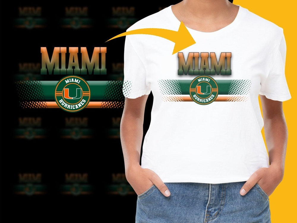 Miami Hurricanes NCAA College PNG File - Teepew