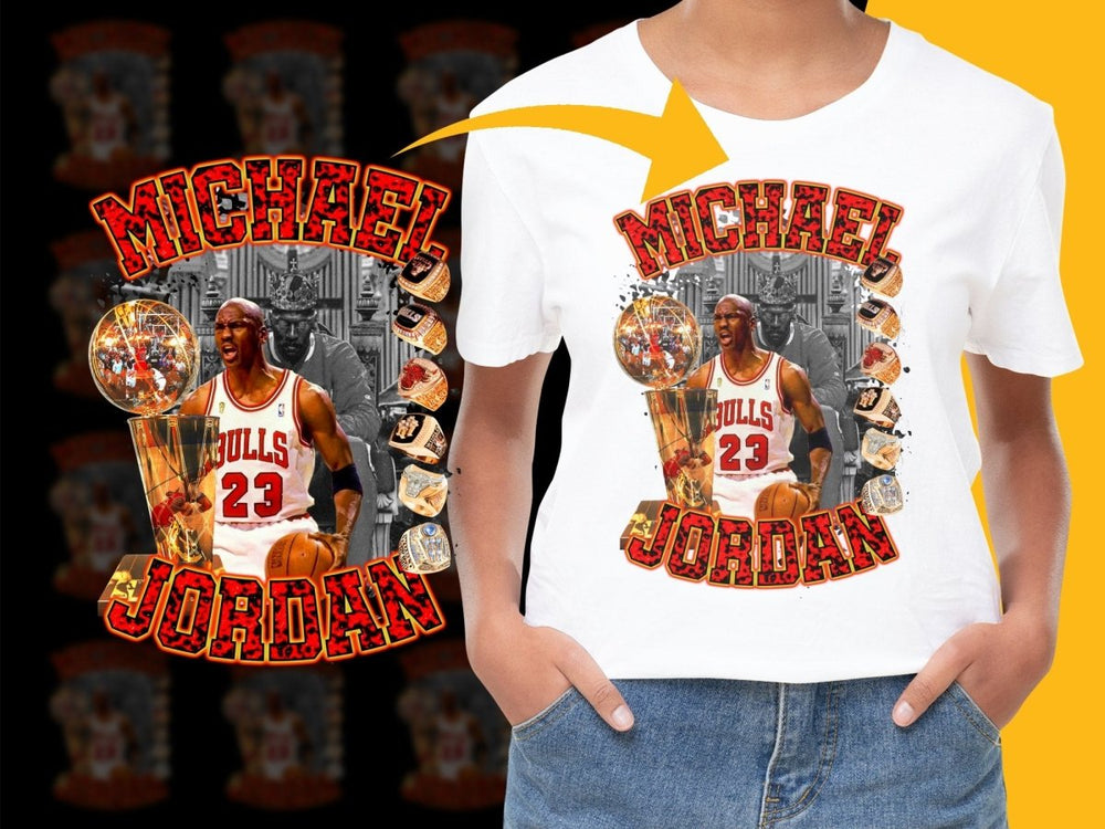 Michael Iconic Basketball Legend PNG File - Teepew