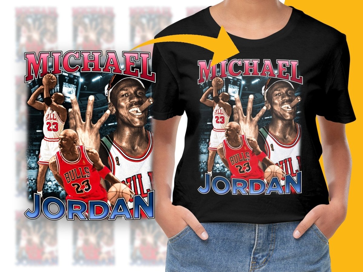 Michael Jordan Bulls Championship Highlight PNG File - Teepew