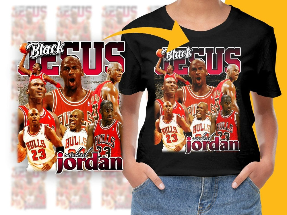 Michael Jordan Chicago Bulls Basketball Bootleg Legend Of The Court PNG File - Teepew