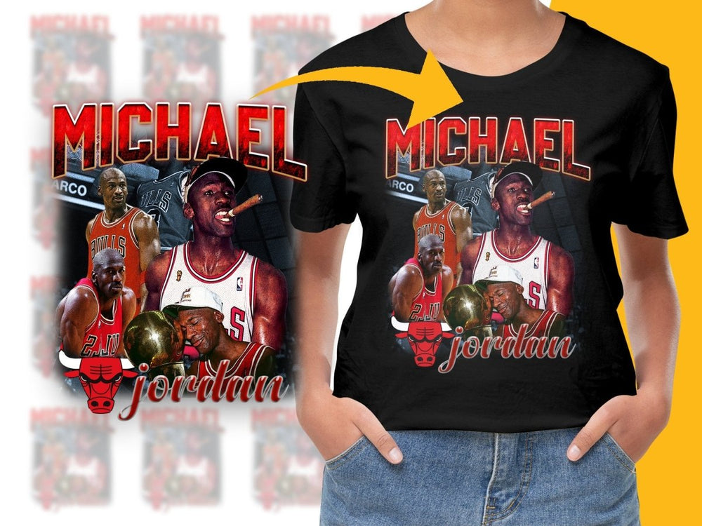 Michael Jordan Legacy Chicago Bulls Bootleg PNG File - Teepew