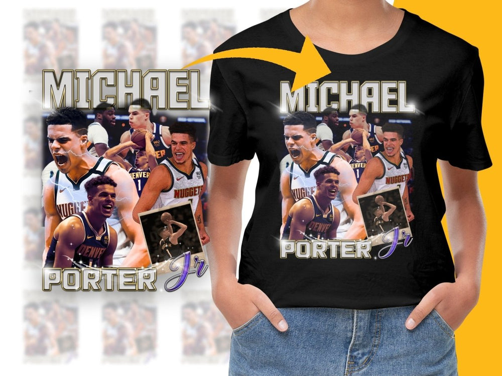 Michael Porter Jr. Basketball Star Bootleg PNG File - Teepew