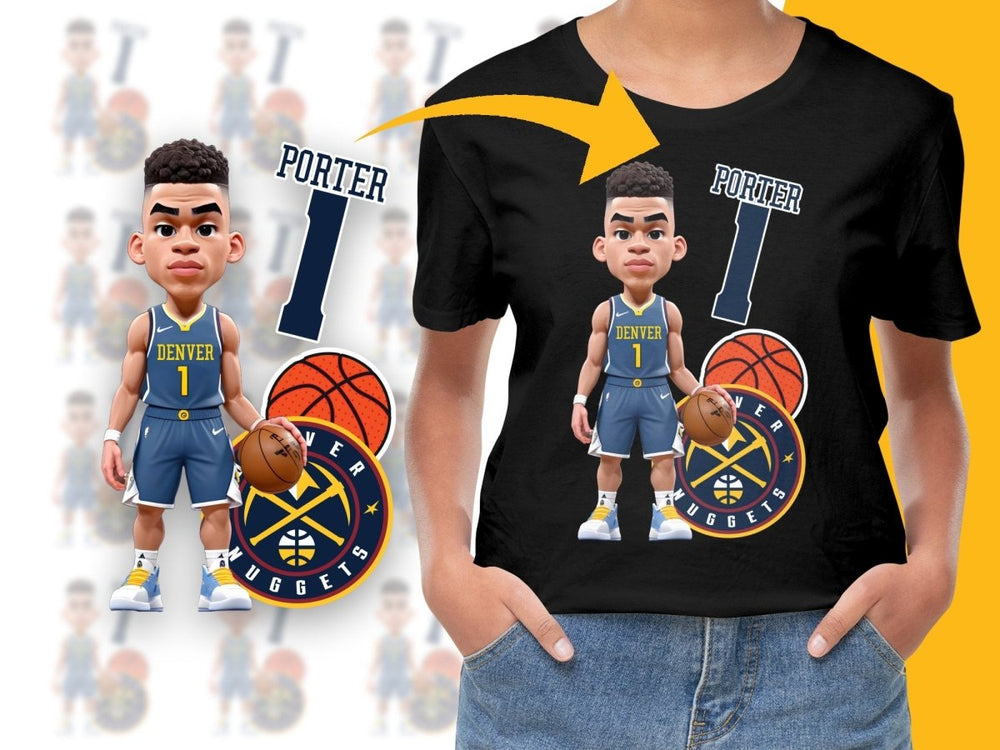 Michael Porter Jr. Denver Nuggets Basketball Player PNG File - Teepew