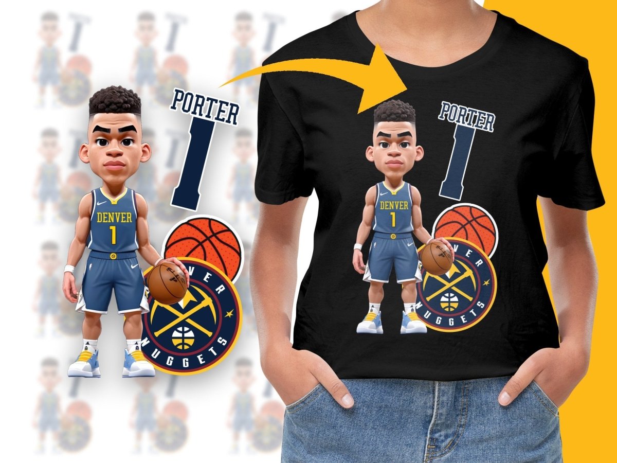 Michael Porter Jr. Denver Nuggets Basketball Player PNG File - Teepew