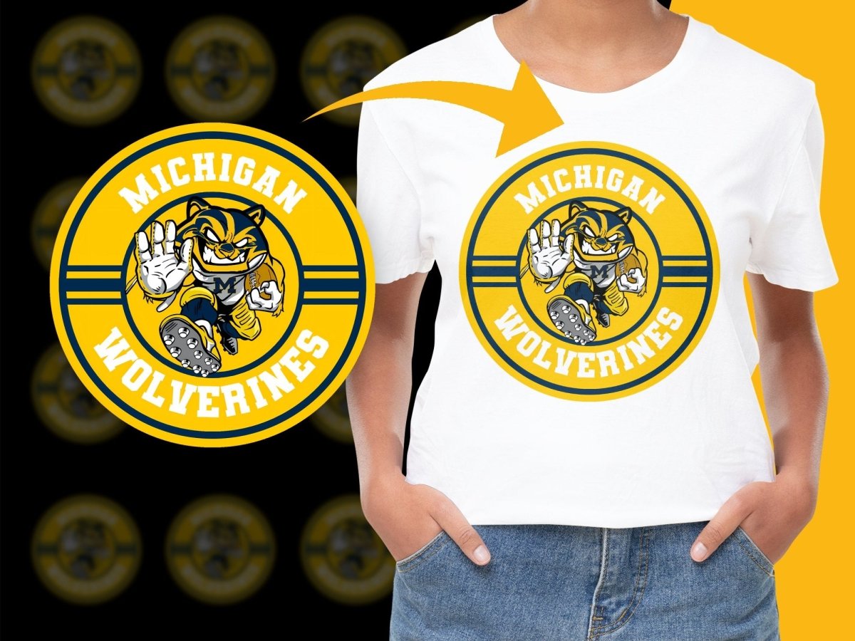 Michigan NCAA College PNG File - Teepew