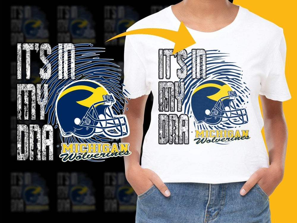 Michigan NCAA College PNG File - Teepew