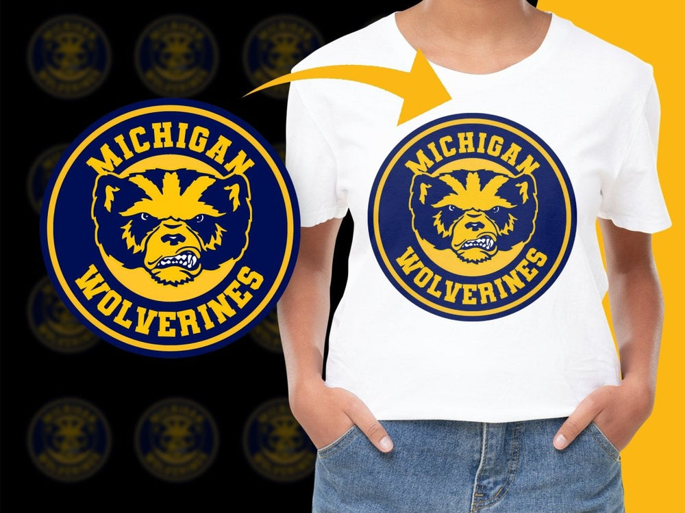 Michigan NCAA College PNG File - Teepew