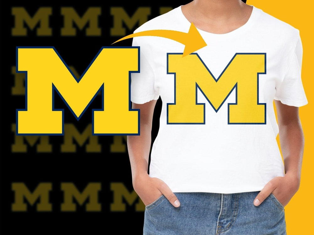 Michigan Wolverines College Football PNG File - Teepew