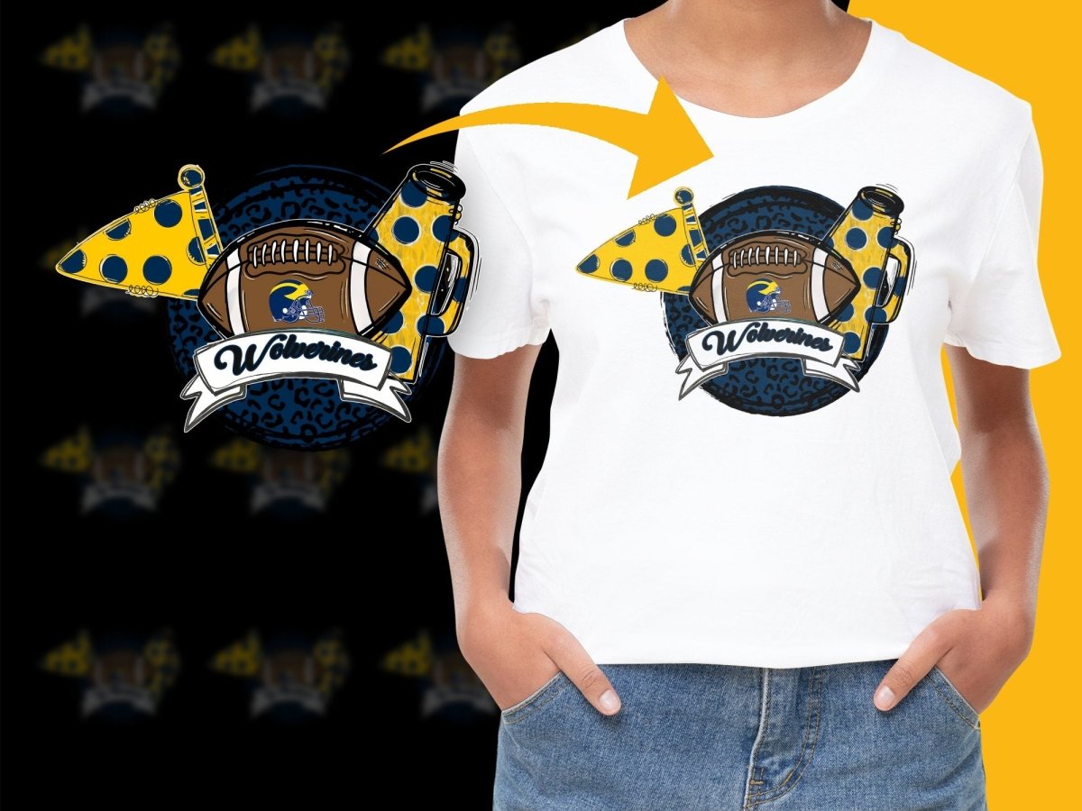 Michigan Wolverines NCAA College PNG File - Teepew
