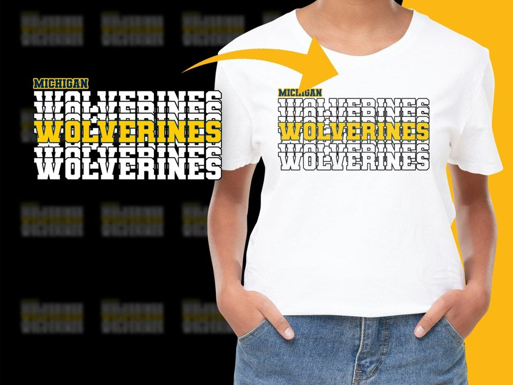 Michigan Wolverines NCAA College PNG File - Teepew