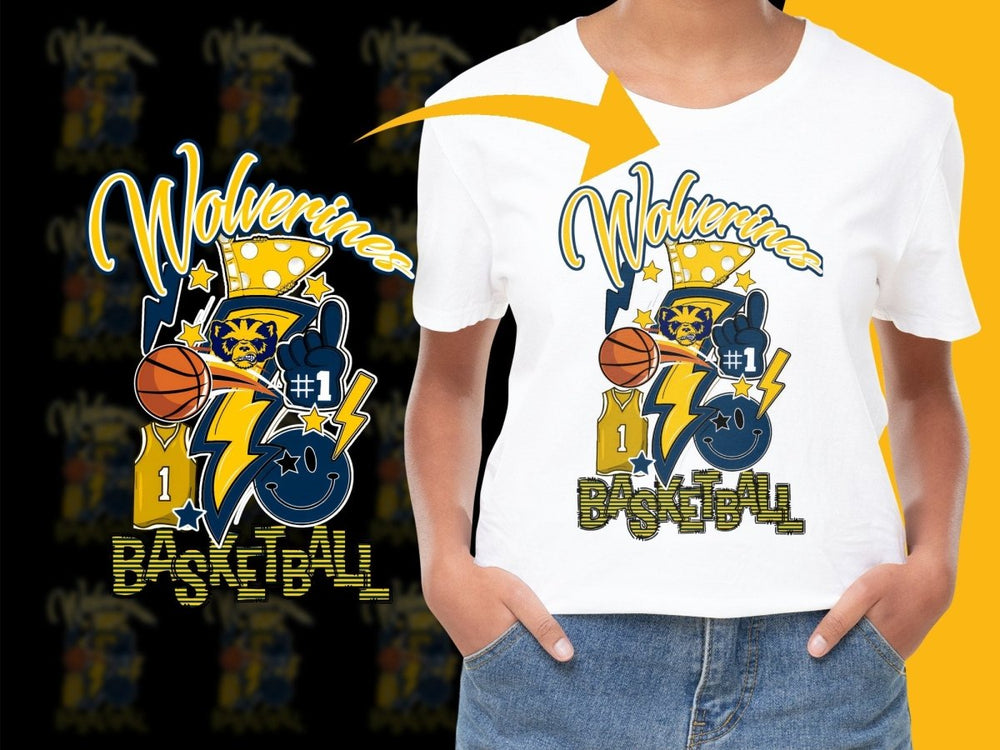 Michigan Wolverines NCAA College PNG File - Teepew