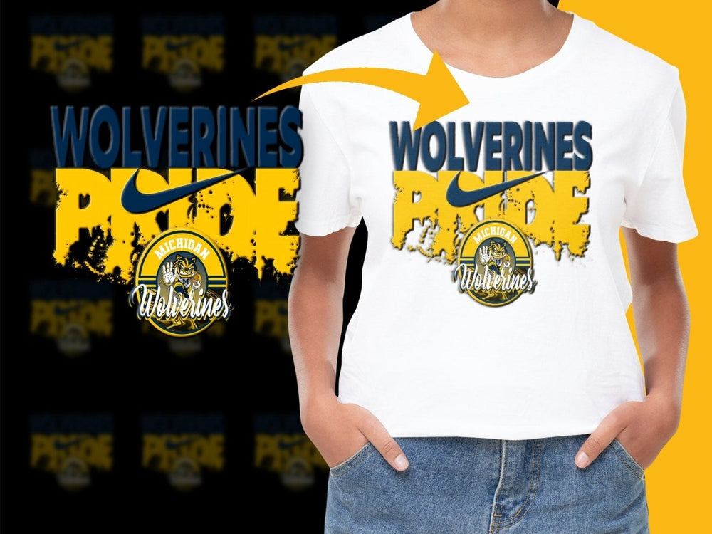 Michigan Wolverines NCAA College PNG File - Teepew
