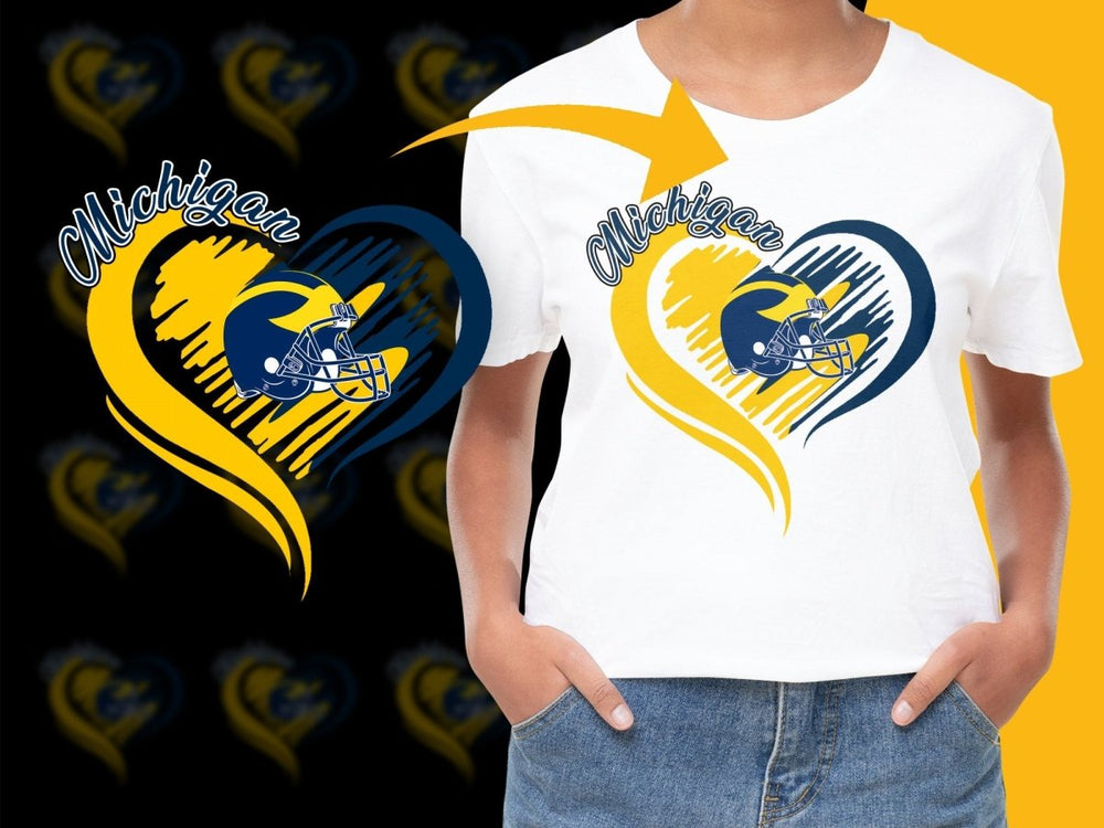 Michigan Wolverines NCAA College PNG File - Teepew