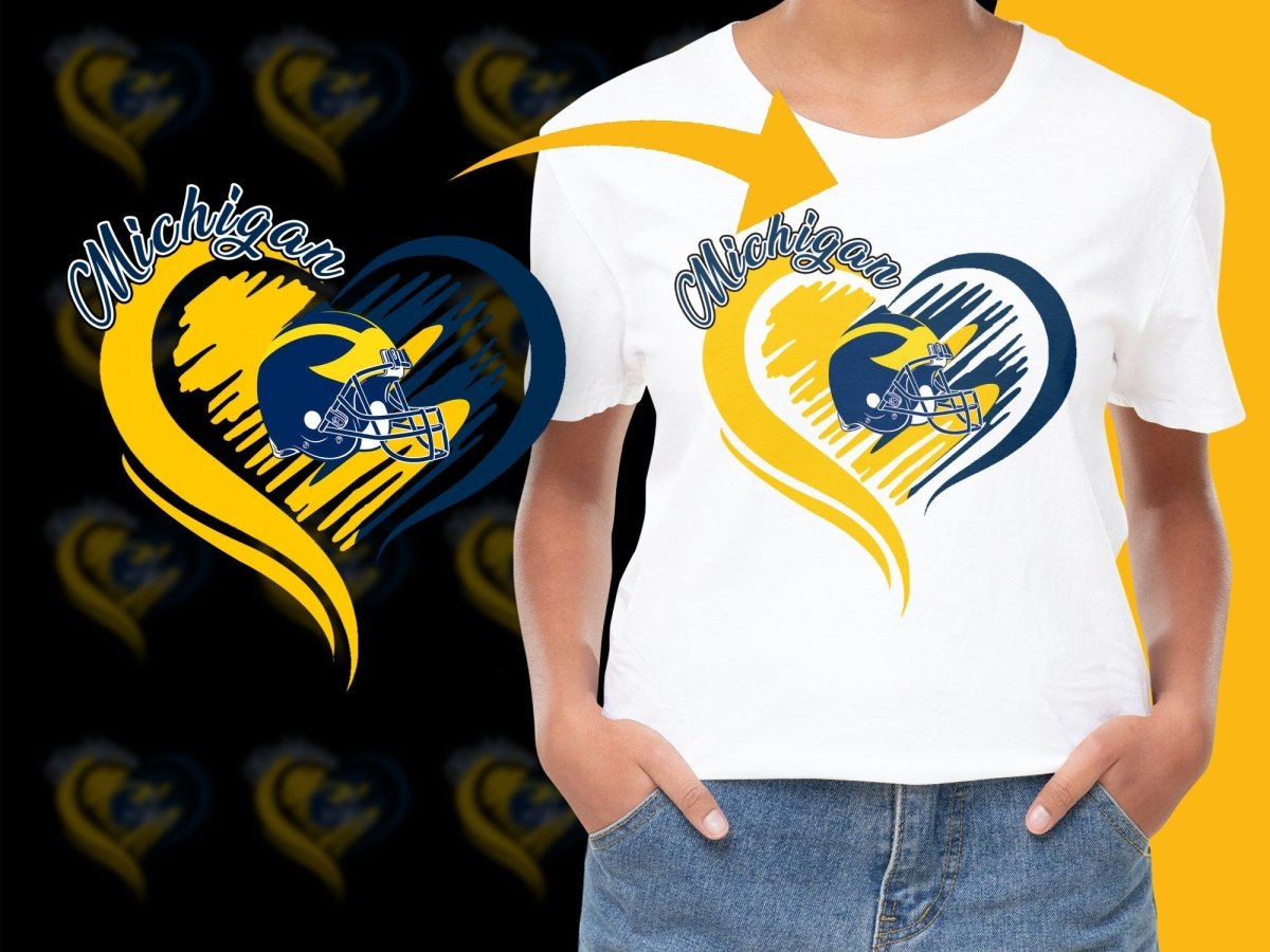 Michigan Wolverines NCAA College PNG File - Teepew