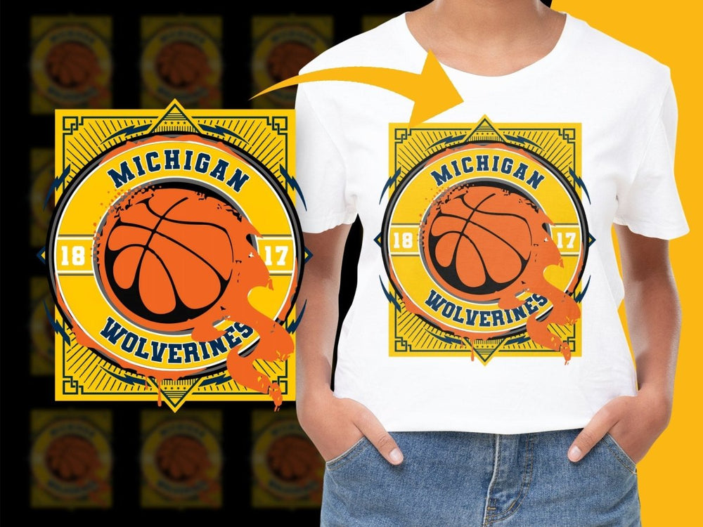Michigan Wolverines NCAA College PNG File - Teepew
