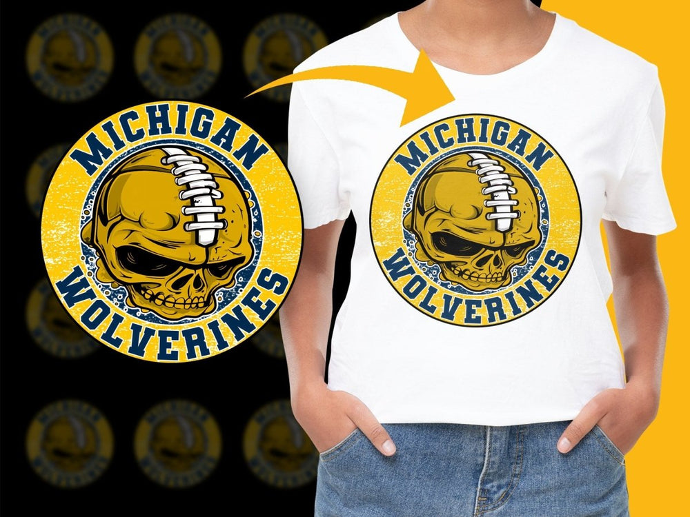 Michigan Wolverines NCAA College PNG File - Teepew