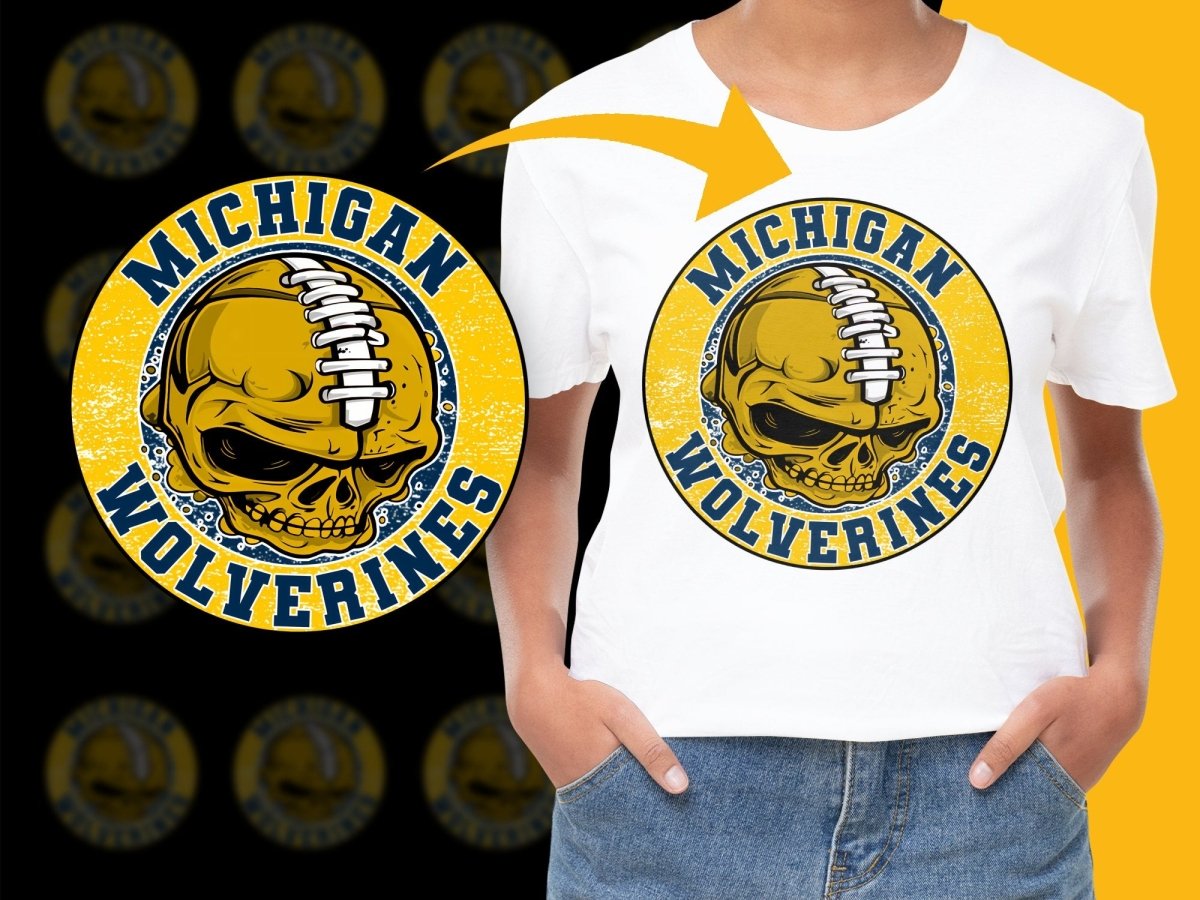 Michigan Wolverines NCAA College PNG File - Teepew