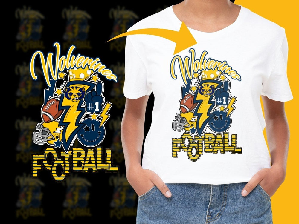 Michigan Wolverines NCAA College PNG File - Teepew