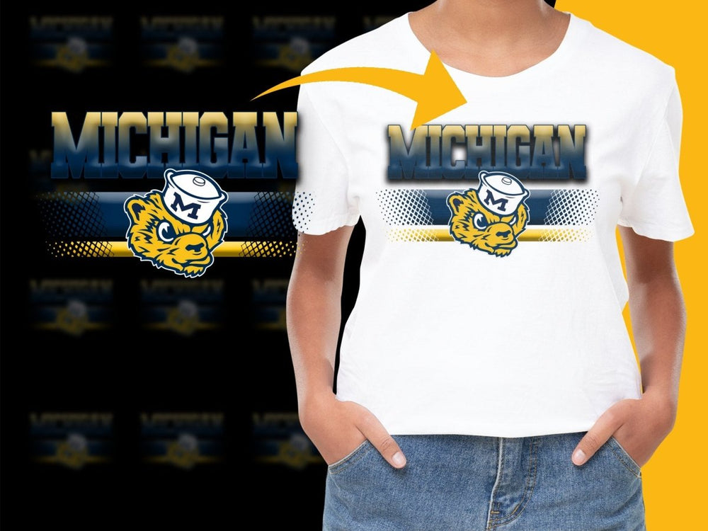 Michigan Wolverines NCAA College PNG File - Teepew