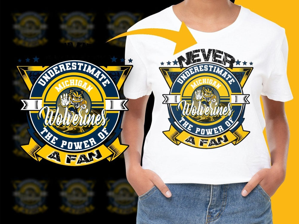 Michigan Wolverines NCAA College PNG File - Teepew