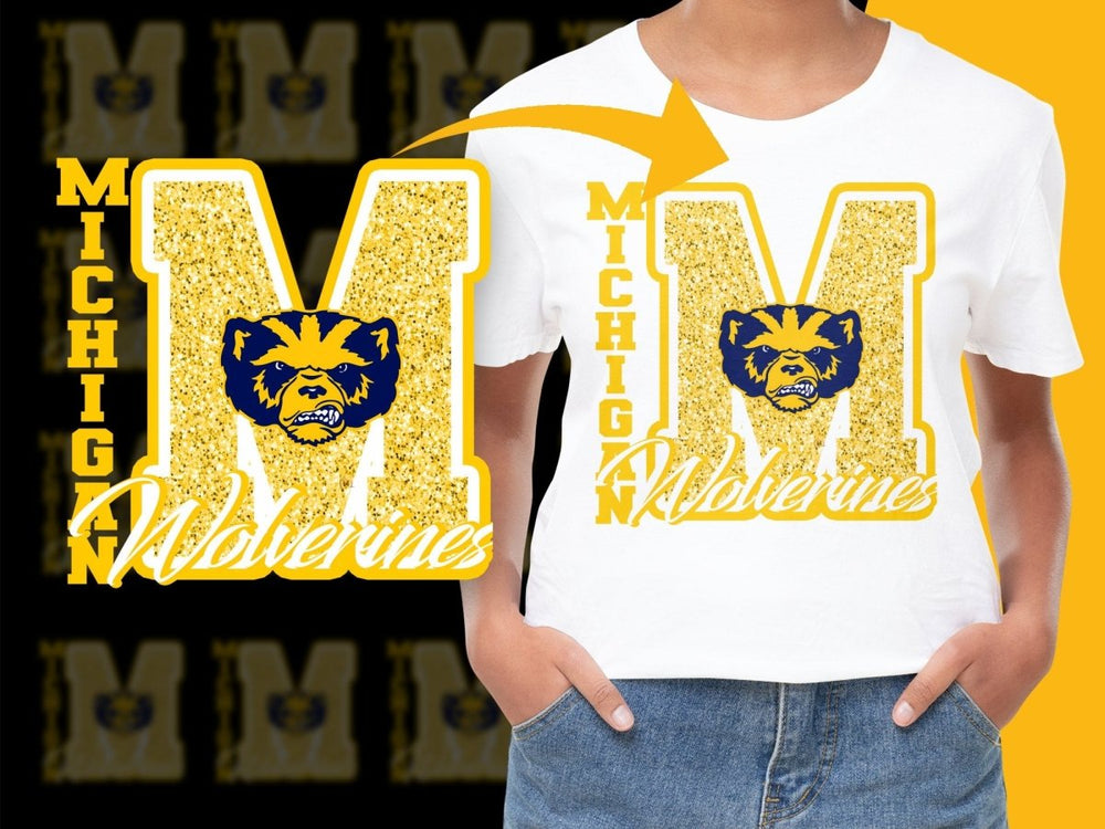 Michigan Wolverines NCAA College PNG File - Teepew