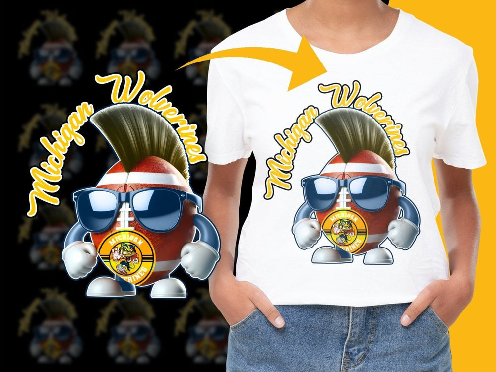 Michigan Wolverines NCAA College PNG File - Teepew