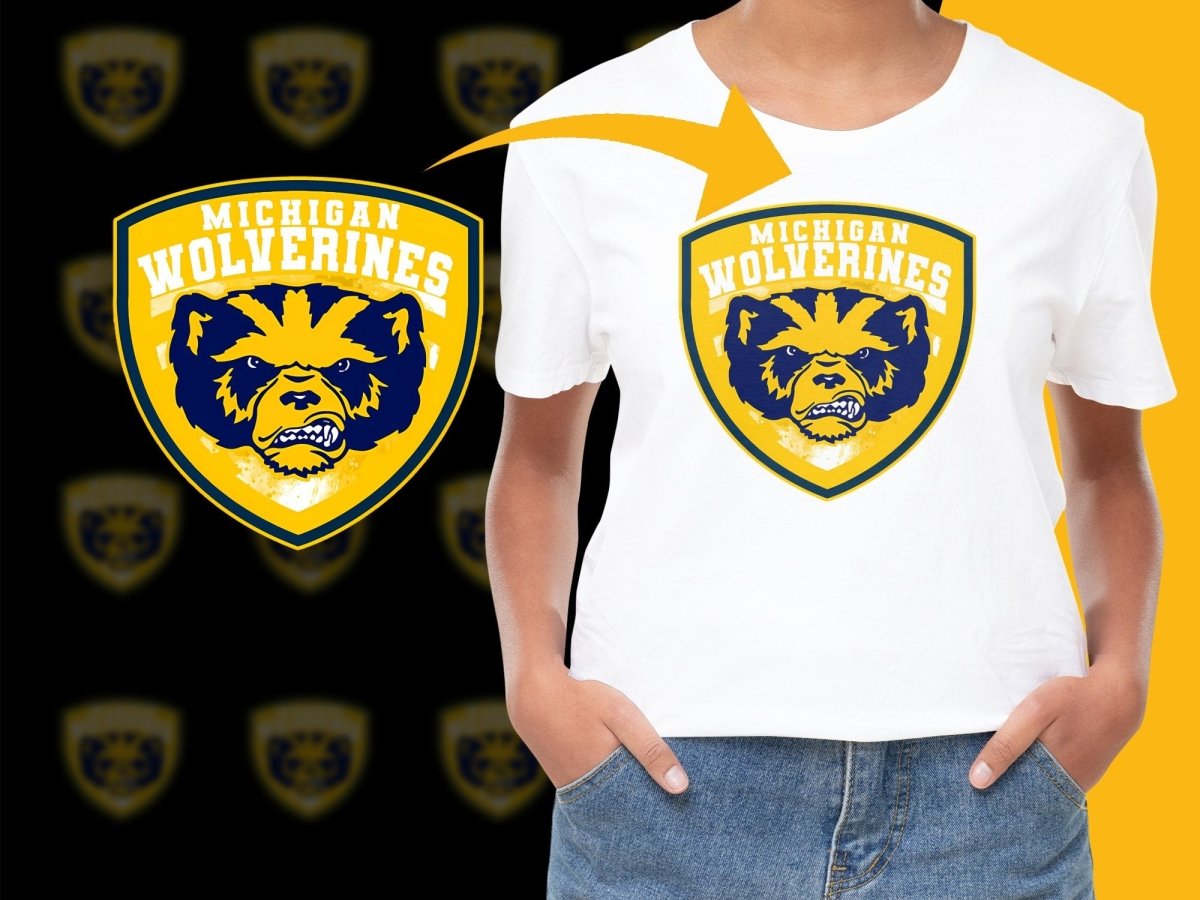 Michigan Wolverines NCAA College PNG File - Teepew