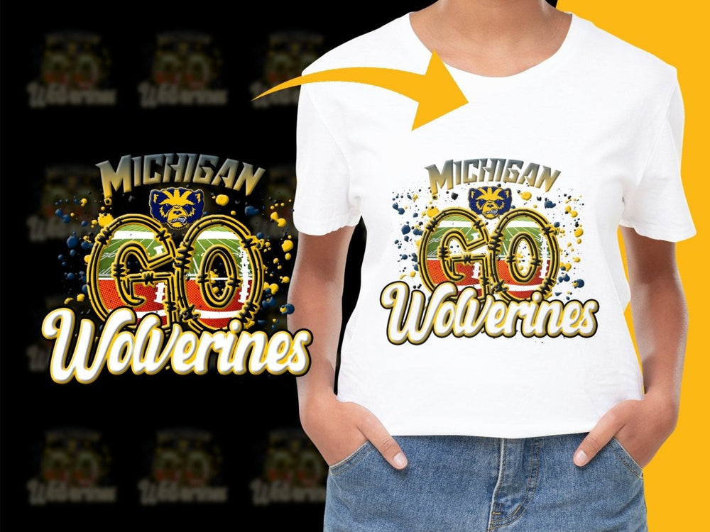 Michigan Wolverines NCAA College PNG File - Teepew