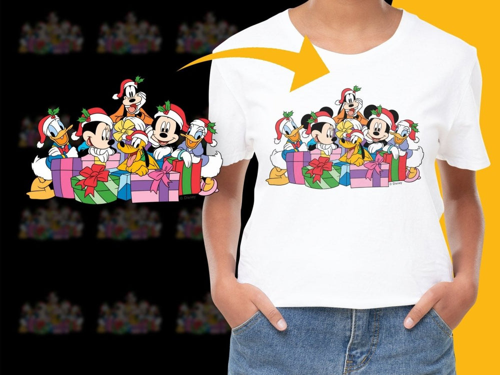 Mickey Mouse and Friends Christmas PNG File - Teepew