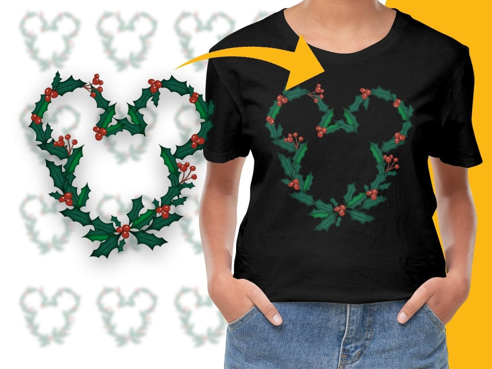 Mickey Mouse Christmas Themed Holiday PNG File - Teepew