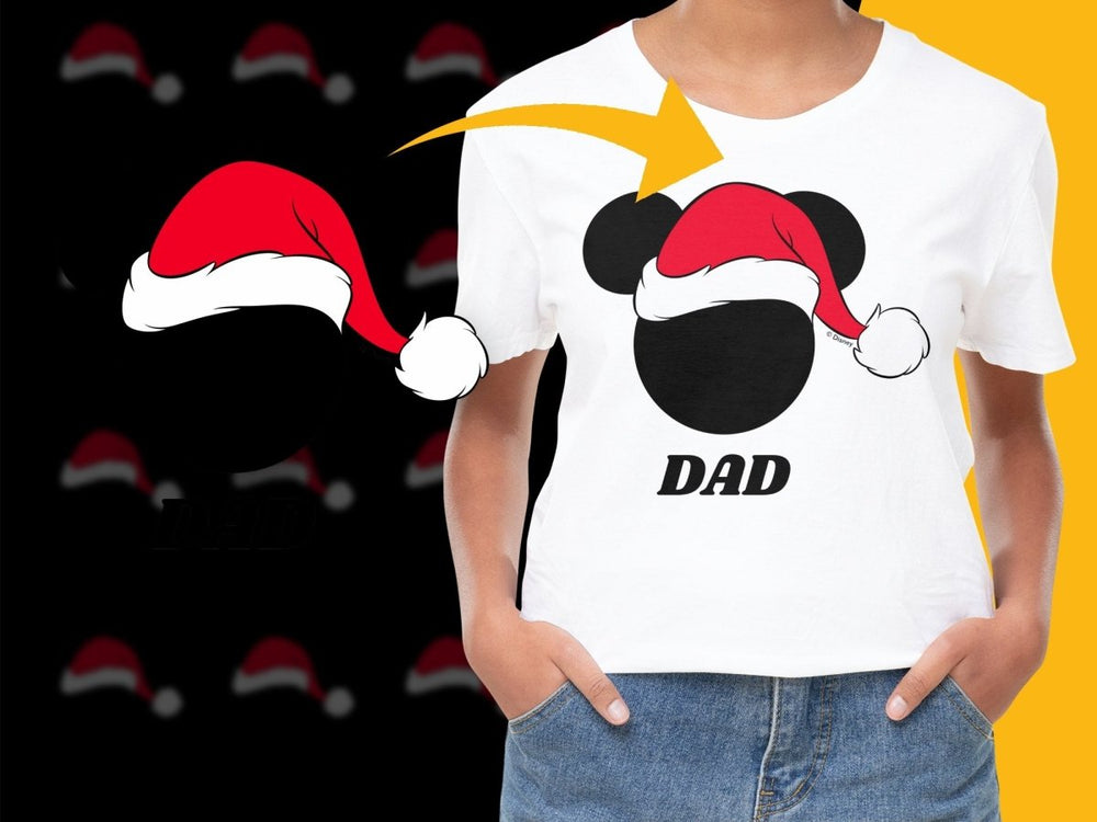 Mickey Mouse Dad Christmas PNG File - Teepew